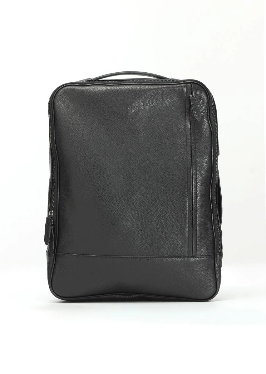 Black Leather Bag - 1