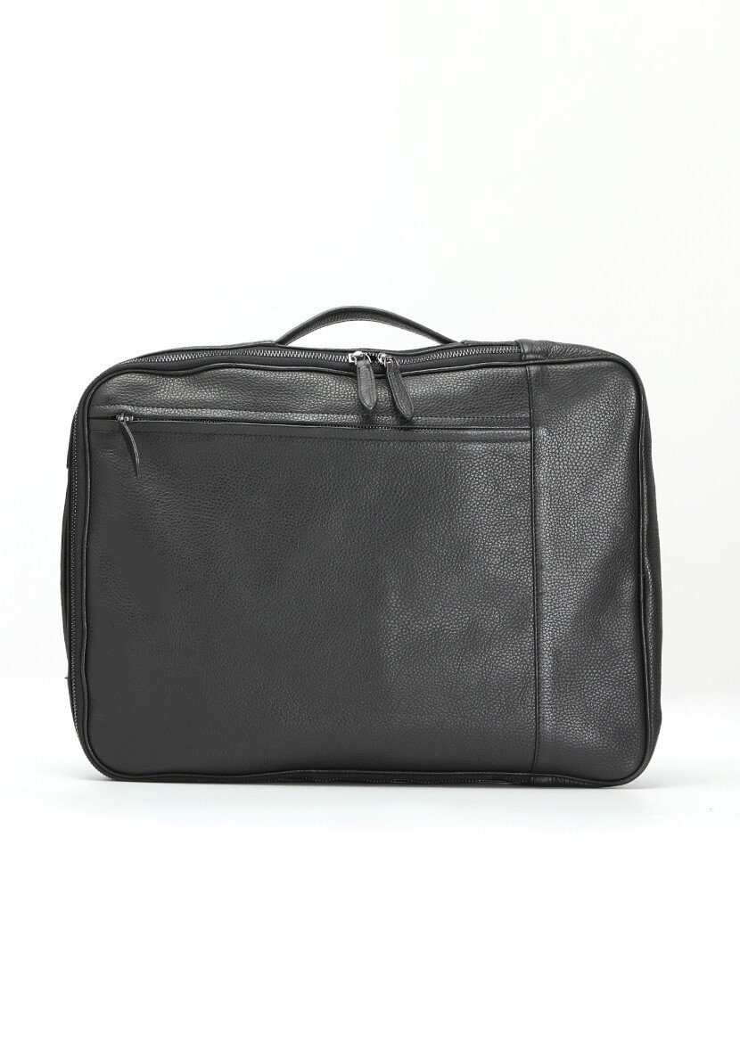 Black Leather Bag - 2