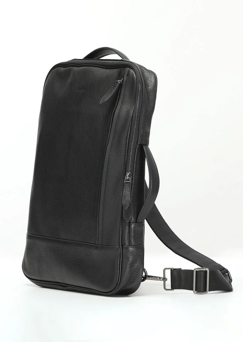 Black Leather Bag - 3