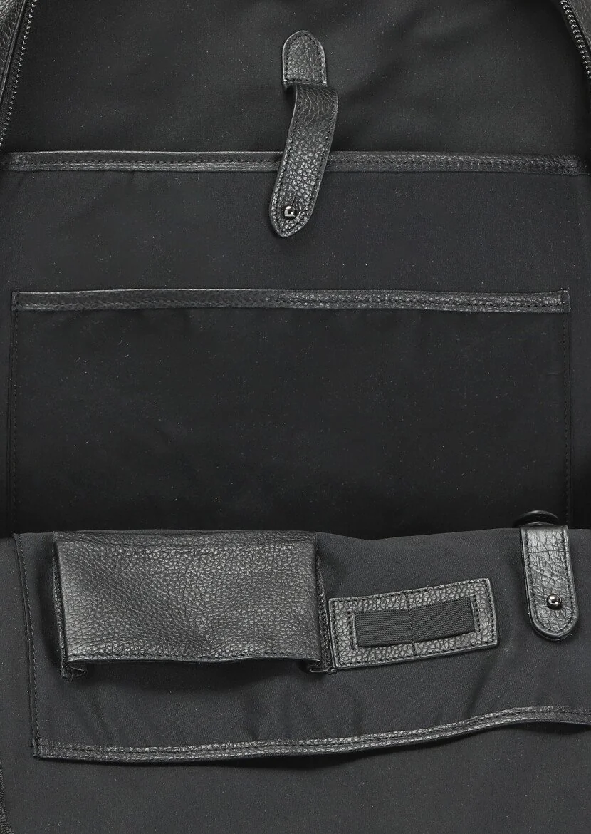 Black Leather Bag - 4