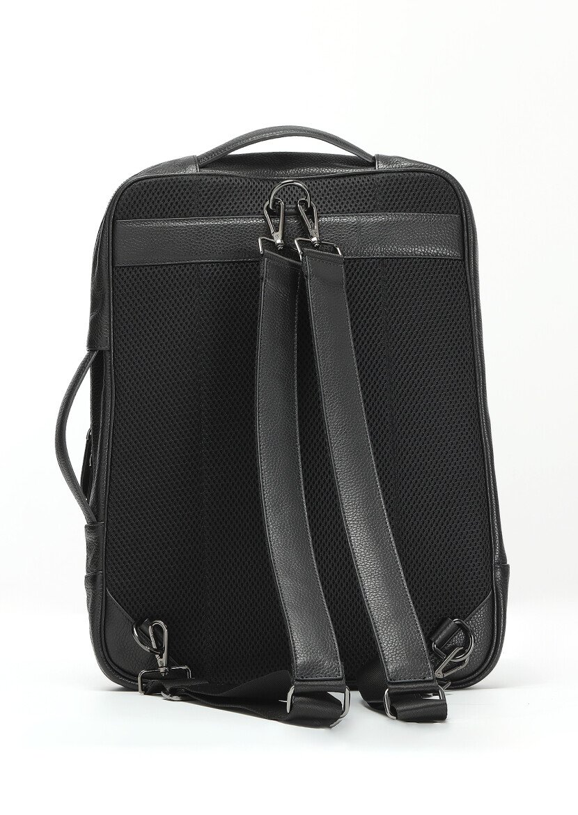 Black Leather Bag - 5