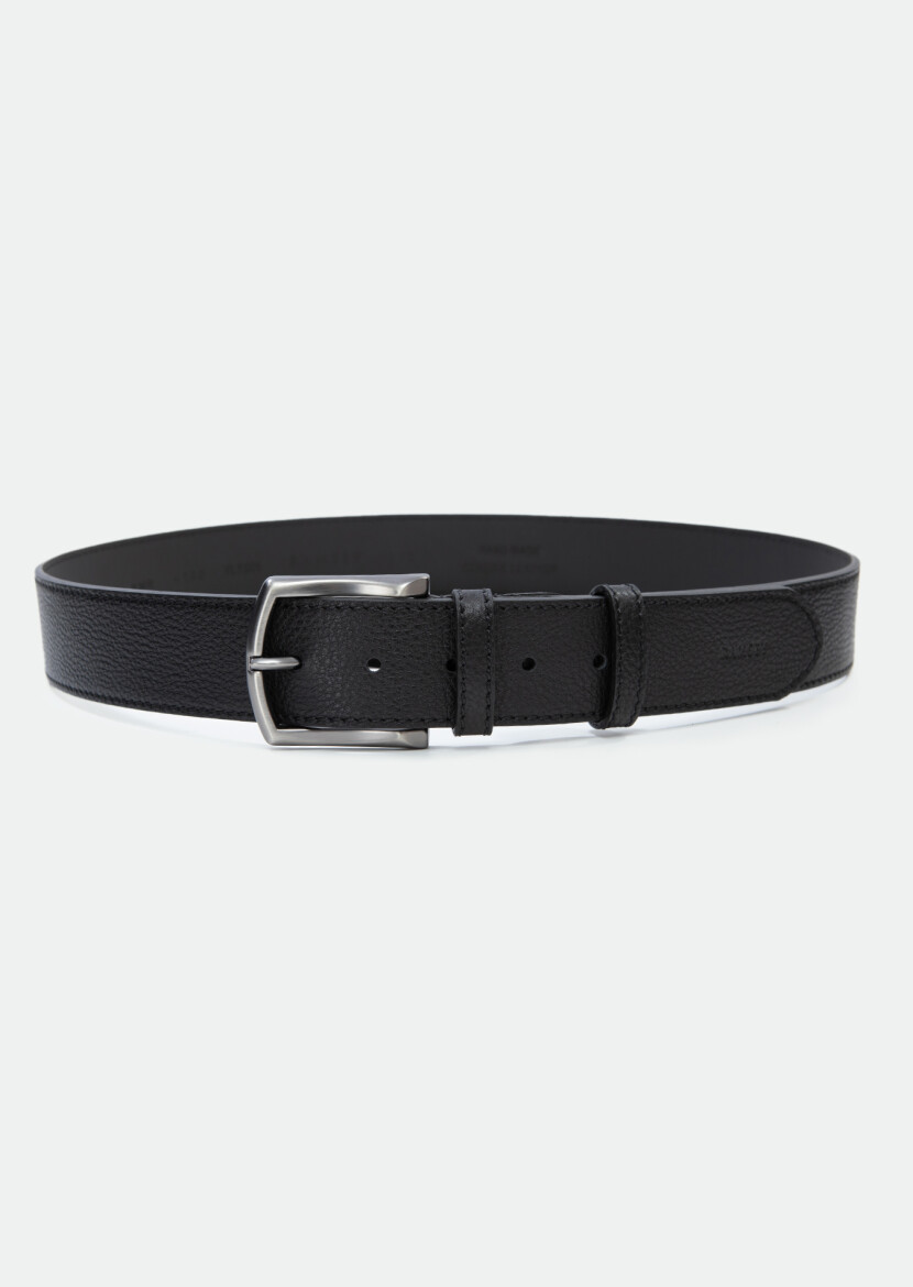 Black Leather Belt 