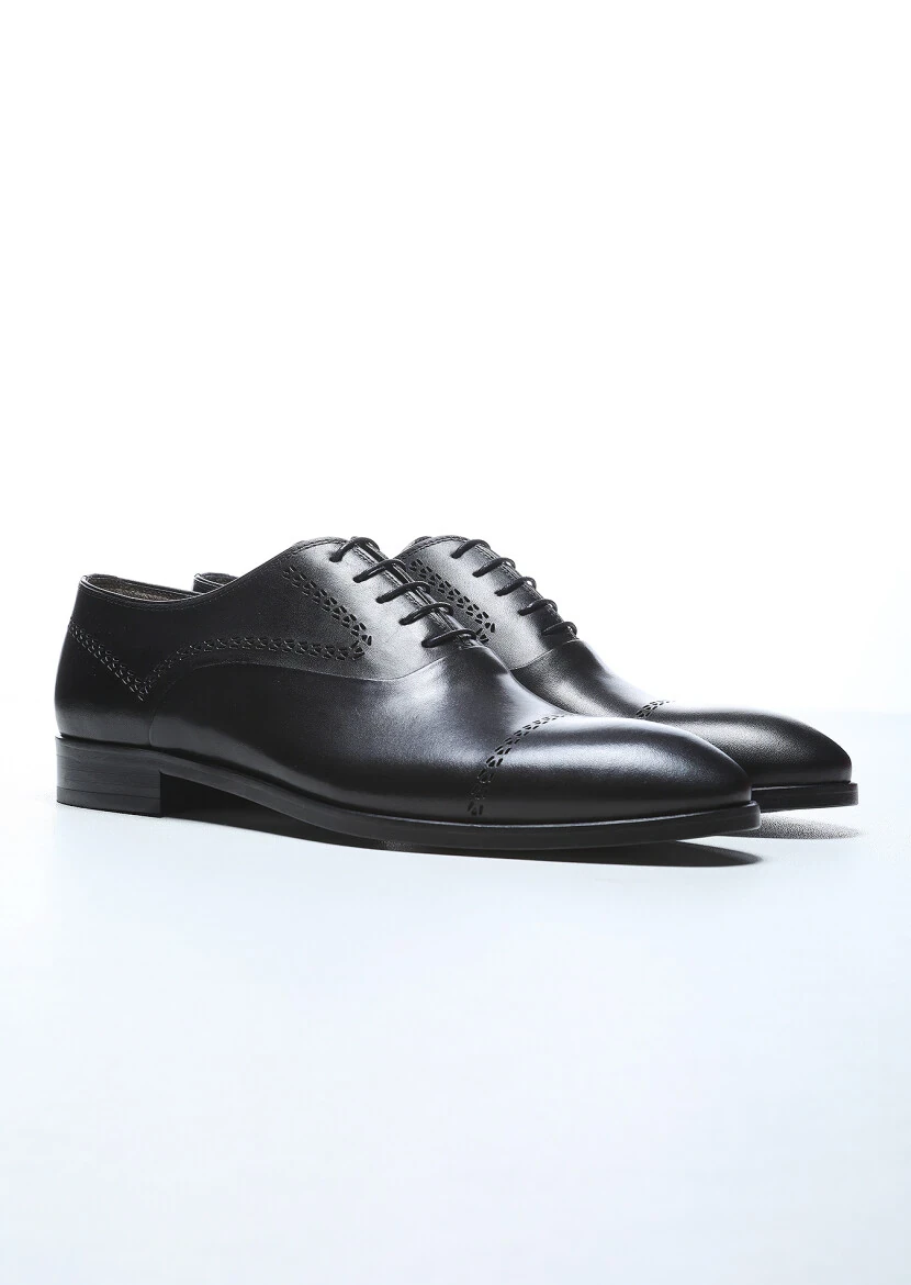 Black Leather Classical Shoes 
