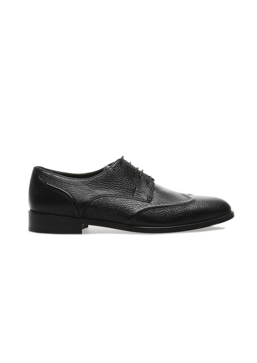 Black Leather Classical Shoes 