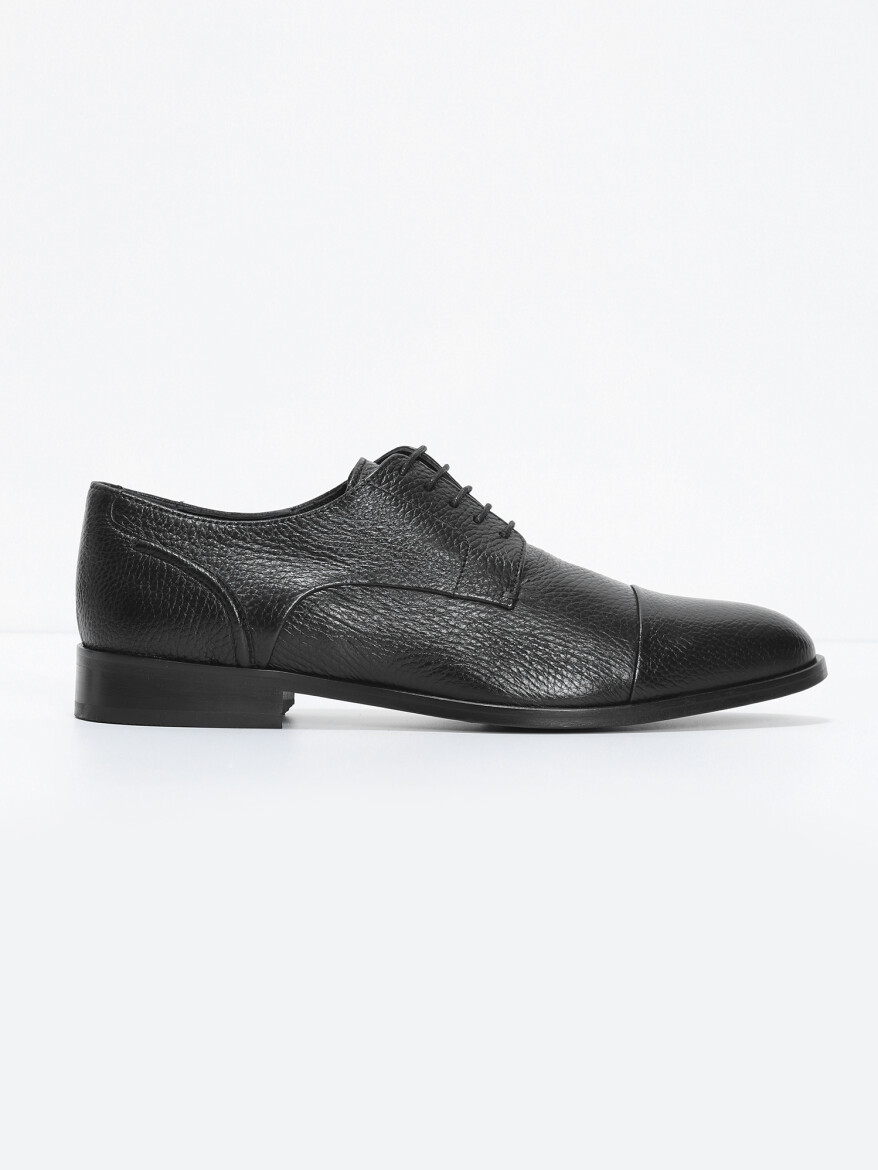 Black Leather Classical Shoes 