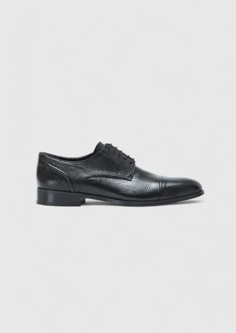 Black Leather Classical Shoes - RAMSEY