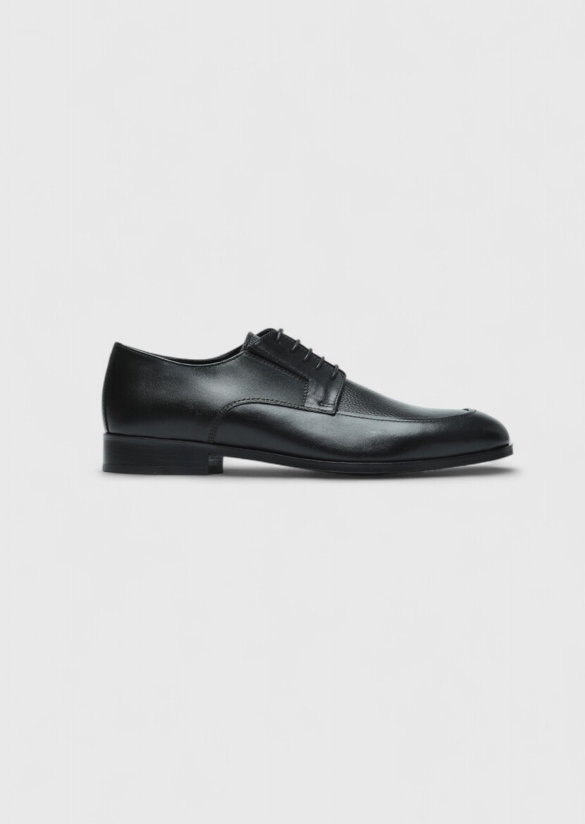 Black Leather Classical Shoes - RAMSEY