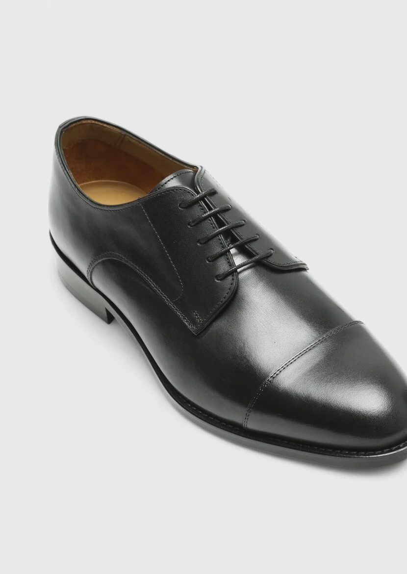 Black Leather Classical Shoes - RAMSEY