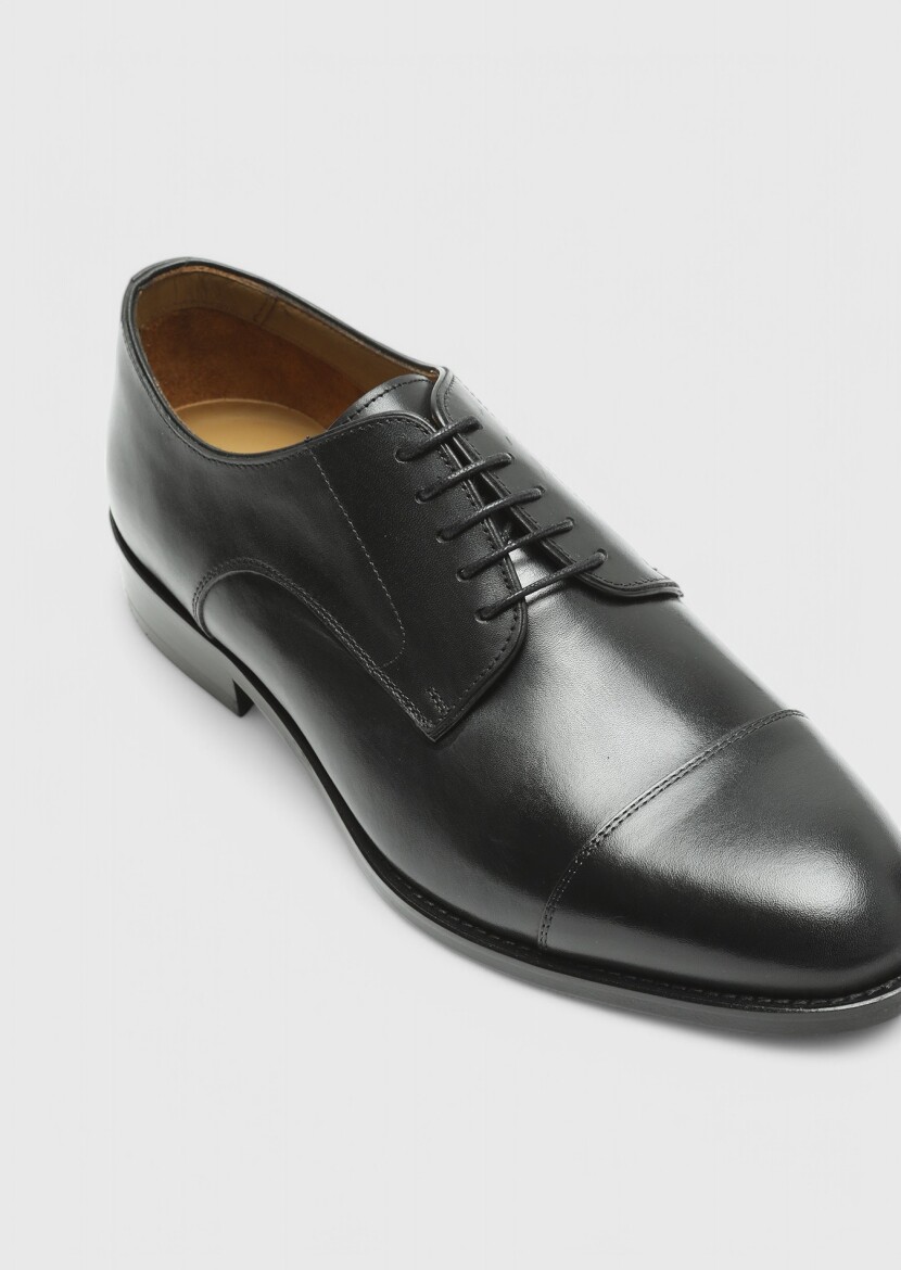 Black Leather Classical Shoes - RAMSEY