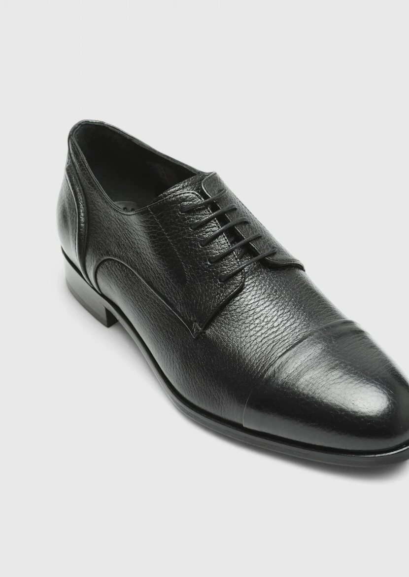 Black Leather Classical Shoes - RAMSEY