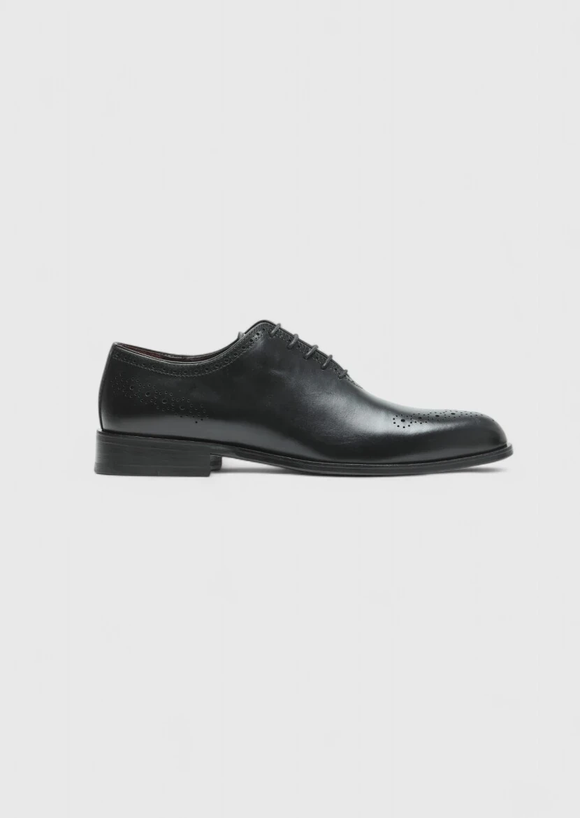 Black Leather Classical Shoes - RAMSEY