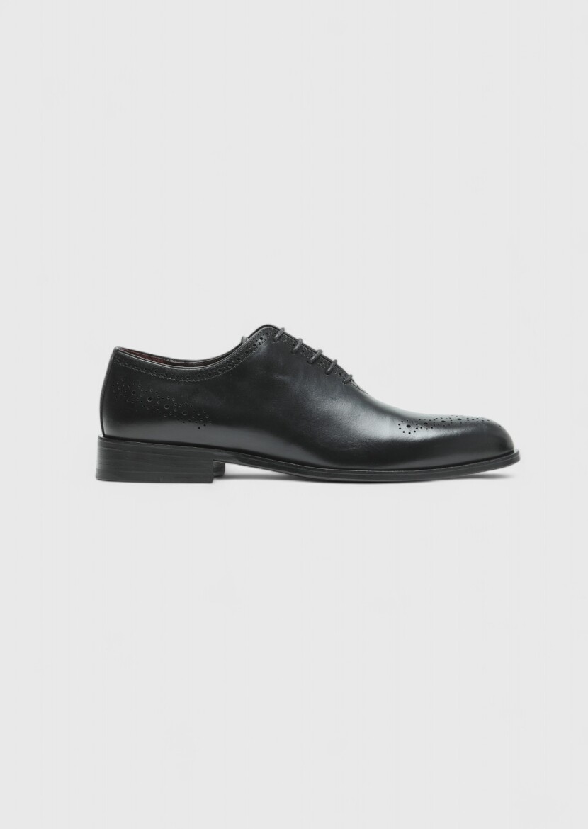 Black Leather Classical Shoes - RAMSEY