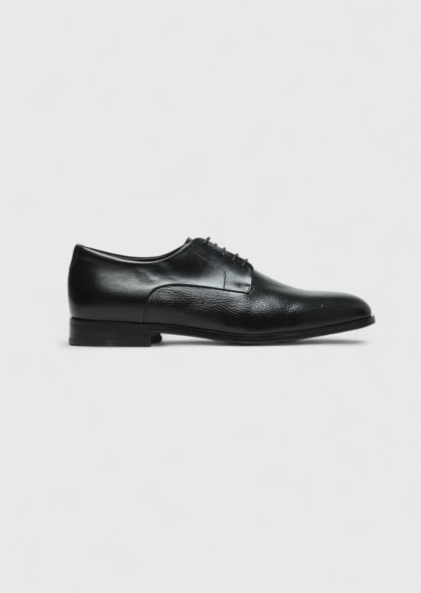 Black Leather Classical Shoes - RAMSEY