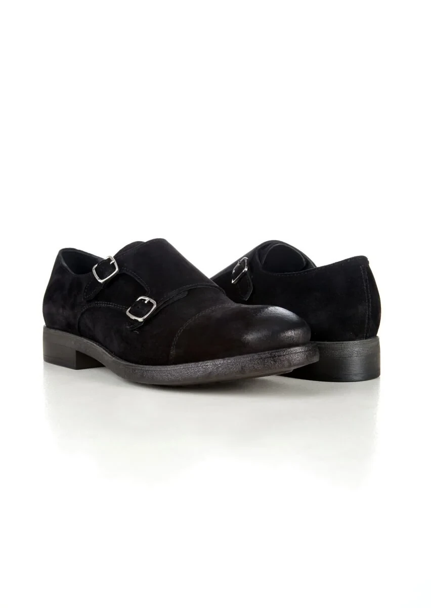 Black Leather Shoes - 4