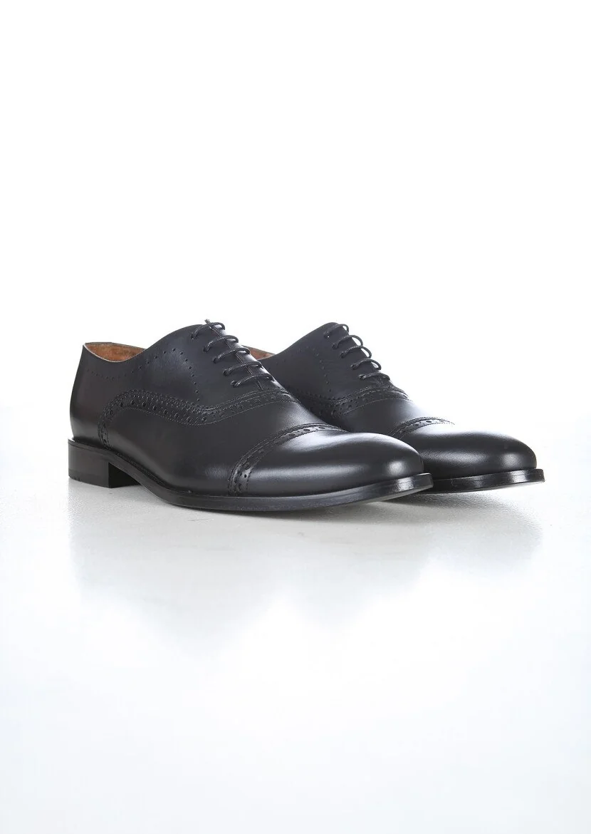 Black Leather Shoes - 2