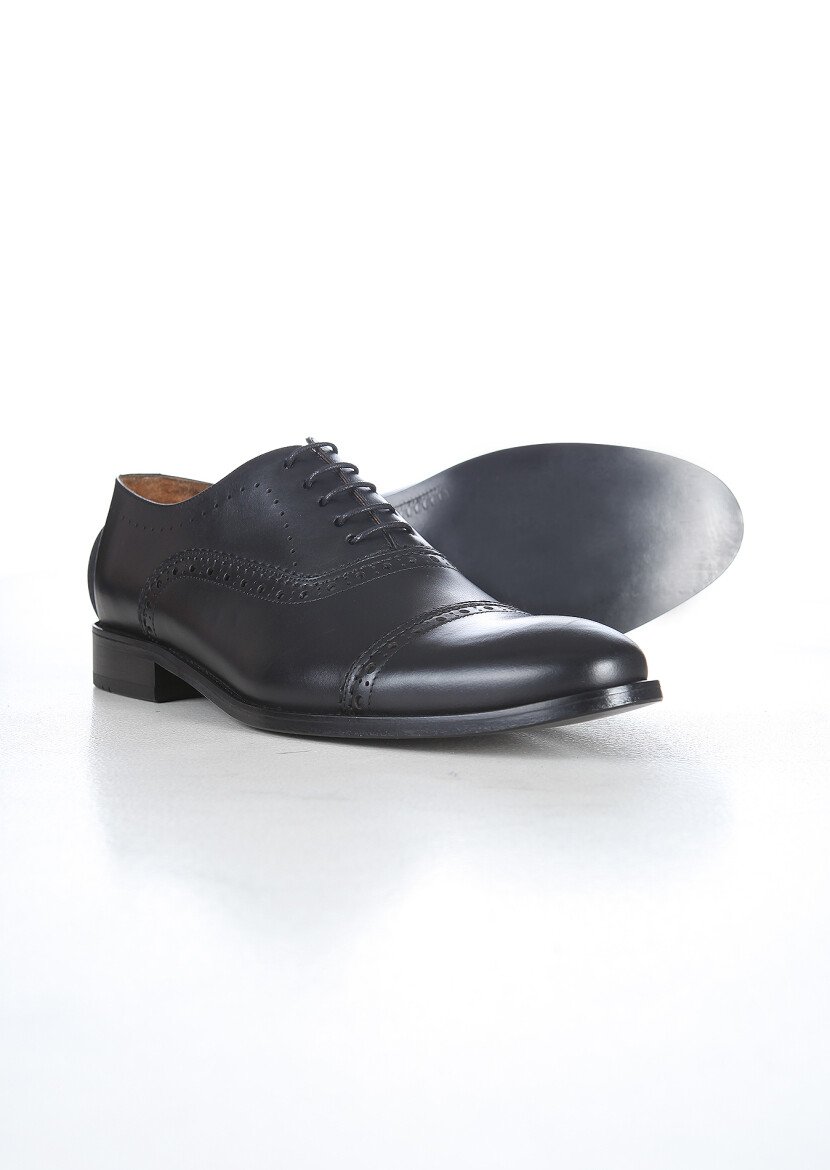 Black Leather Shoes - 3
