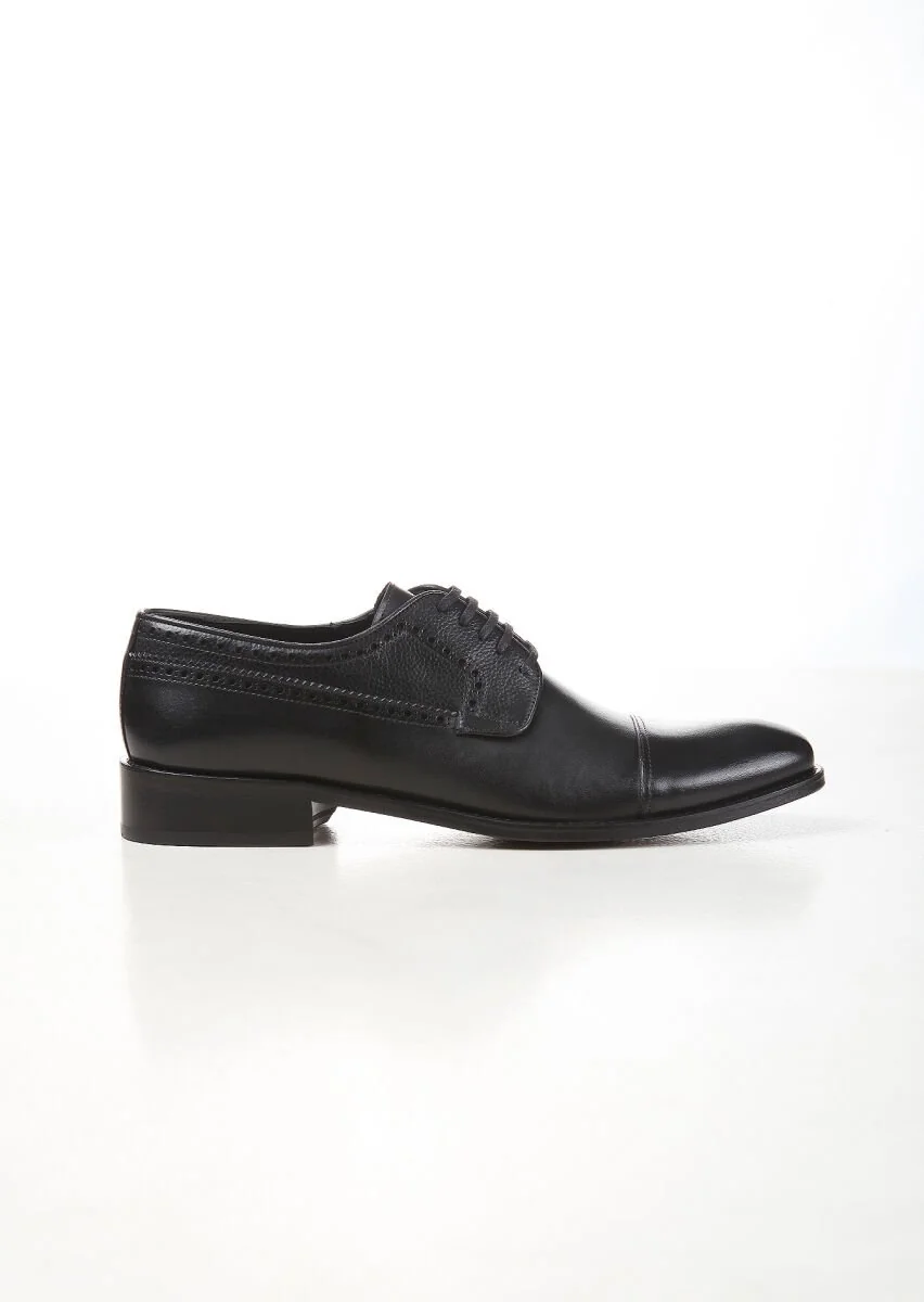 Black Leather Shoes - 1
