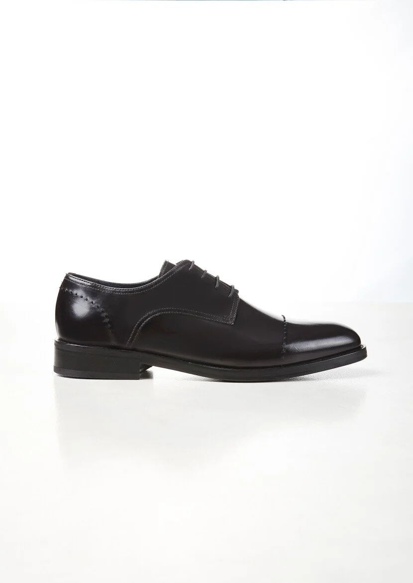 Black Leather Shoes - 1