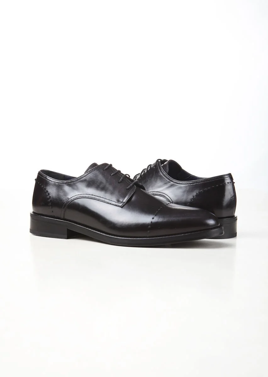 Black Leather Shoes - 3