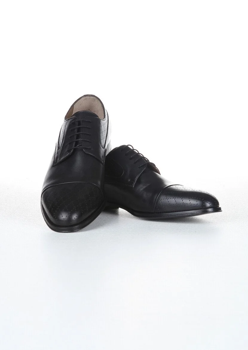 Black Leather Shoes - 2