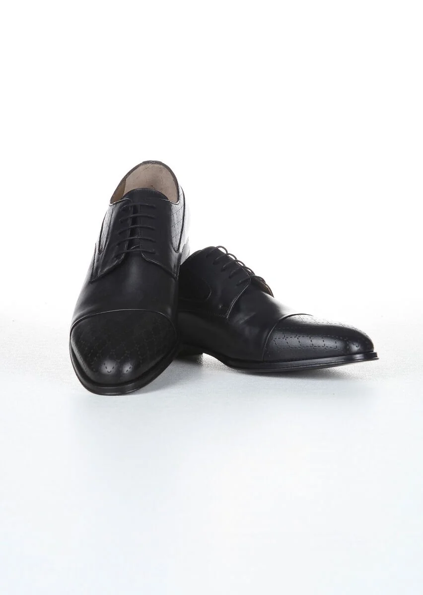 Black Leather Shoes - 2