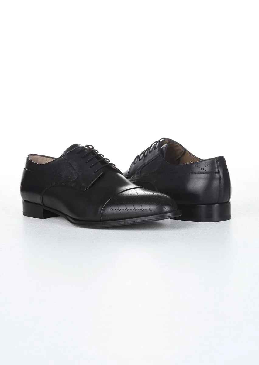 Black Leather Shoes - 3