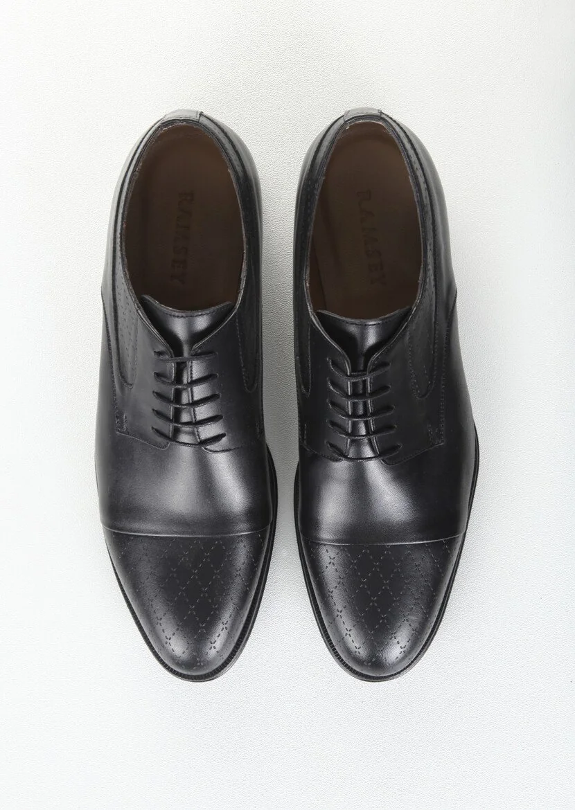 Black Leather Shoes - 5