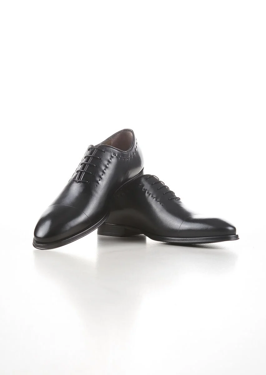 Black Leather Shoes - 2