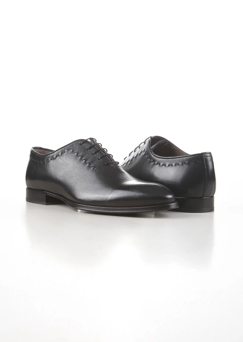 Black Leather Shoes - 3