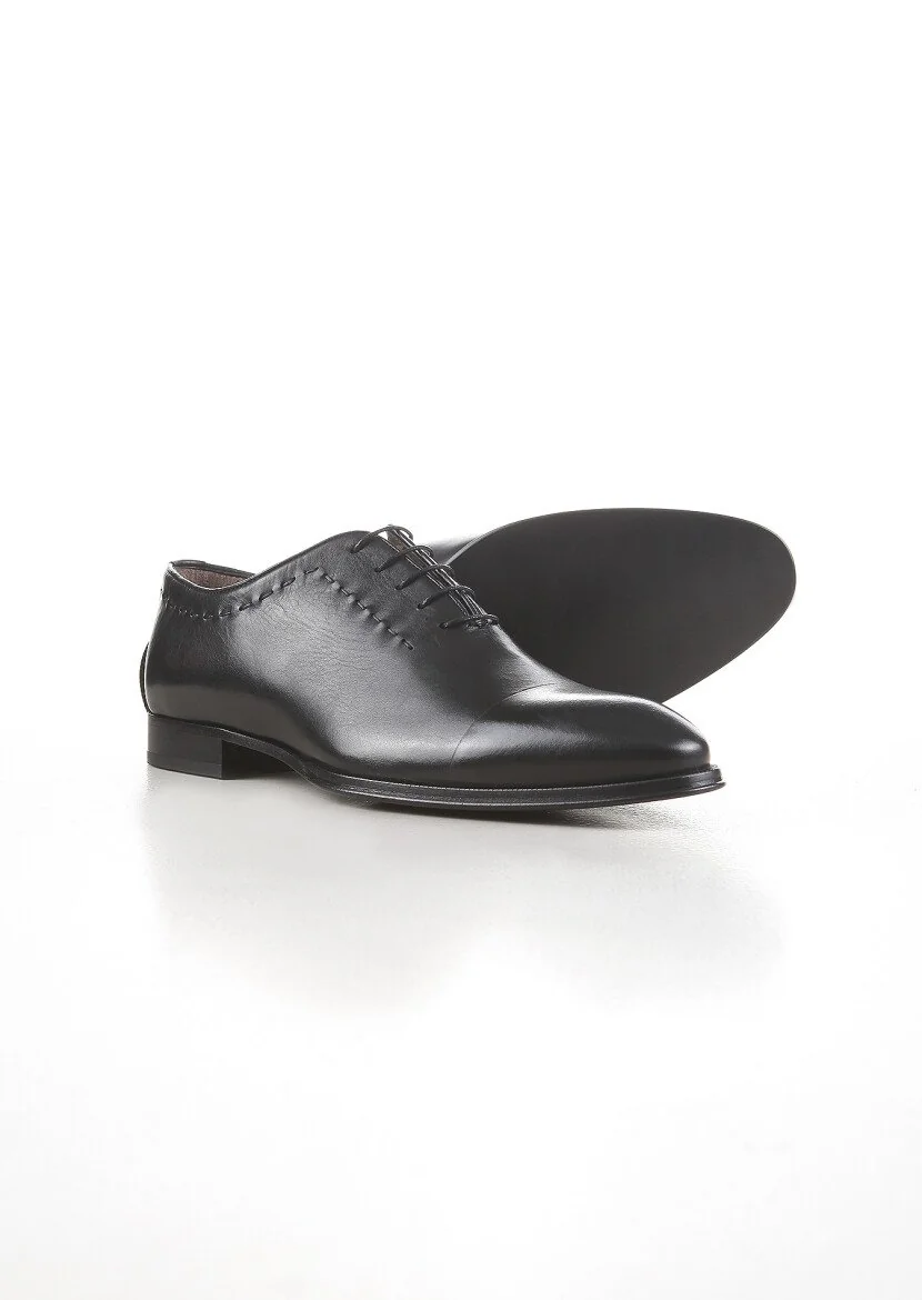 Black Leather Shoes - 4