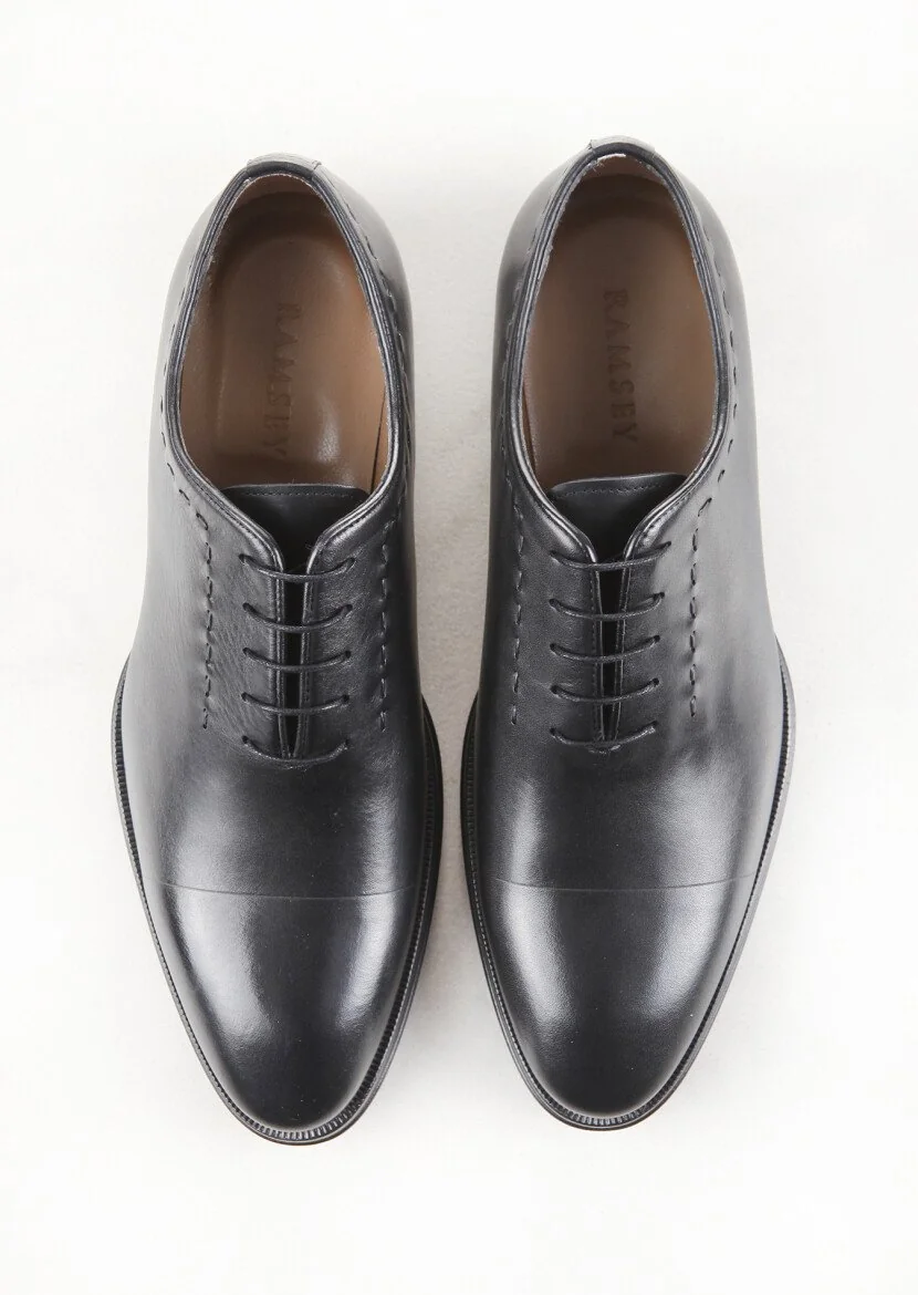 Black Leather Shoes - 5