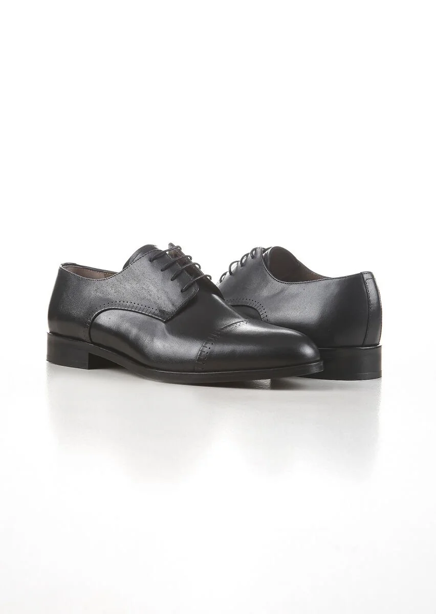 Black Leather Shoes - 3