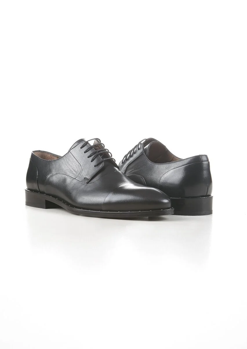 Black Leather Shoes - 3