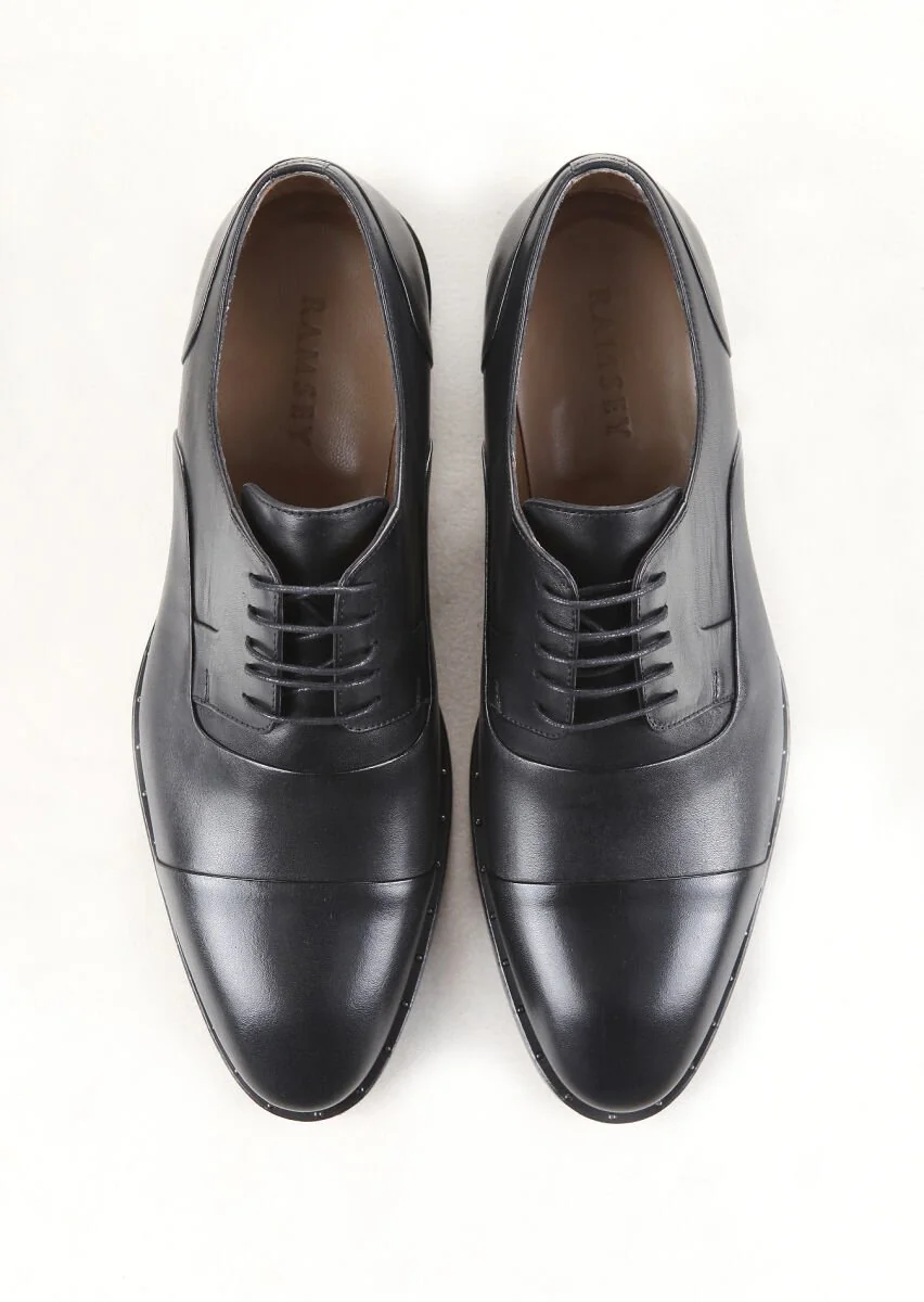 Black Leather Shoes - 5