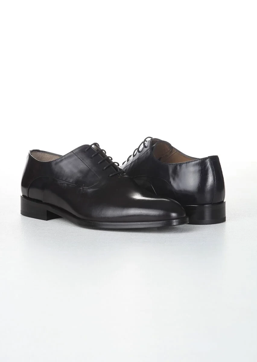 Black Leather Shoes - 3