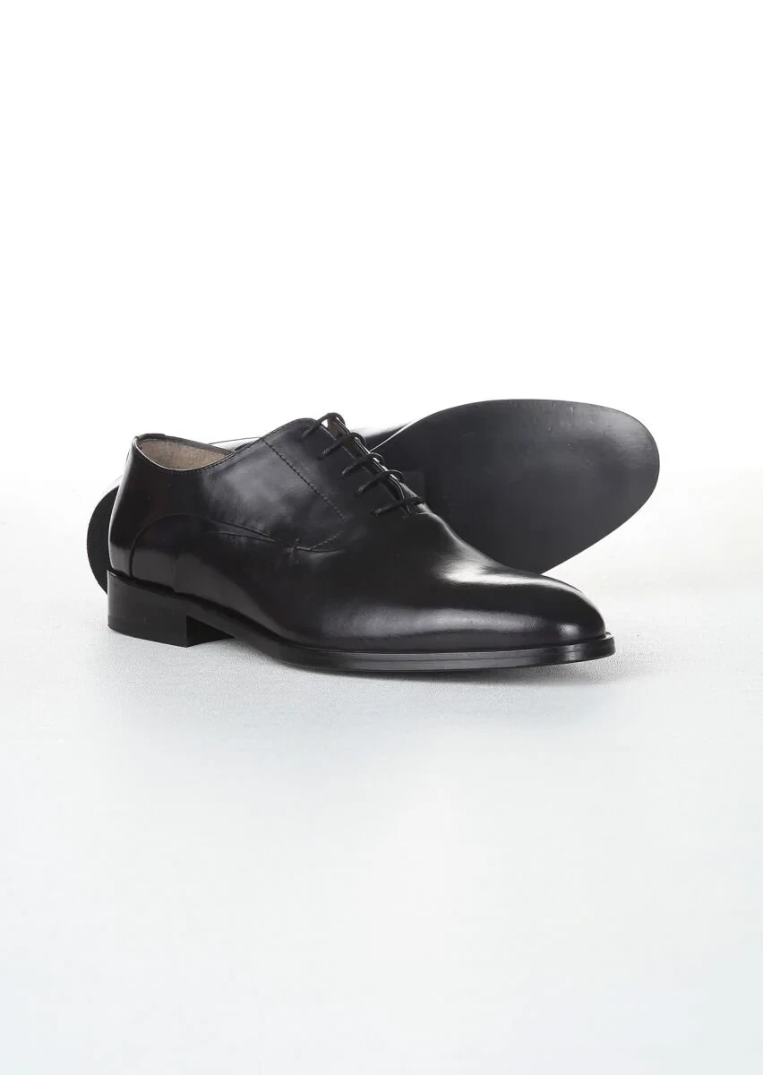 Black Leather Shoes - 4