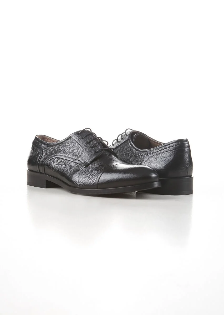 Black Leather Shoes - 3