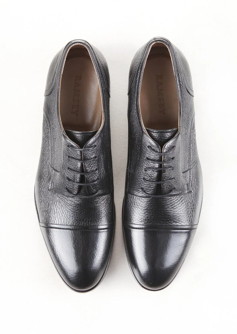 Black Leather Shoes - 5