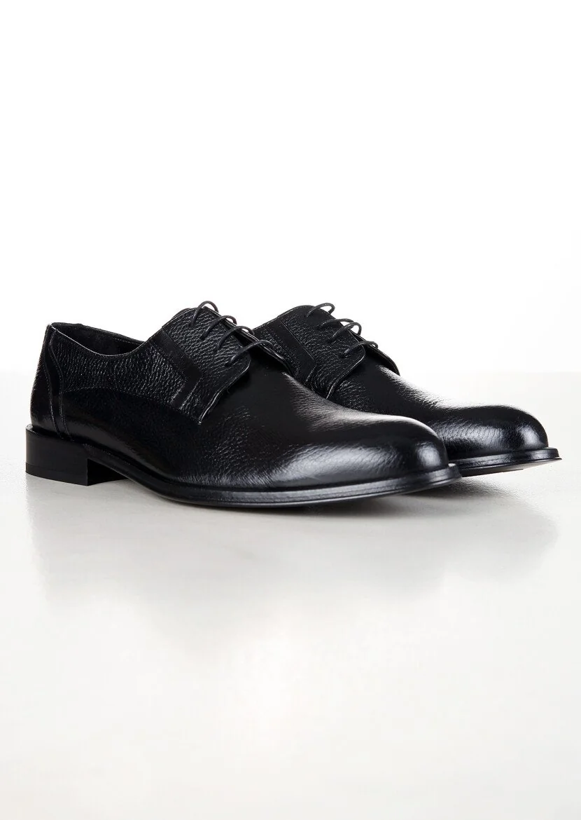 Black Leather Shoes - 3