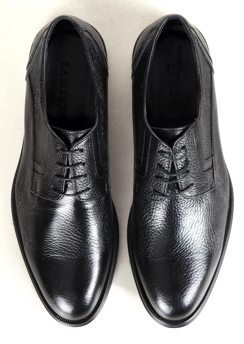 Black Leather Shoes - 5
