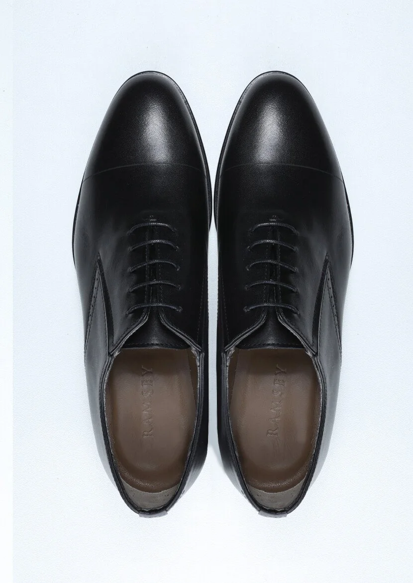 Black Leather Shoes - 5