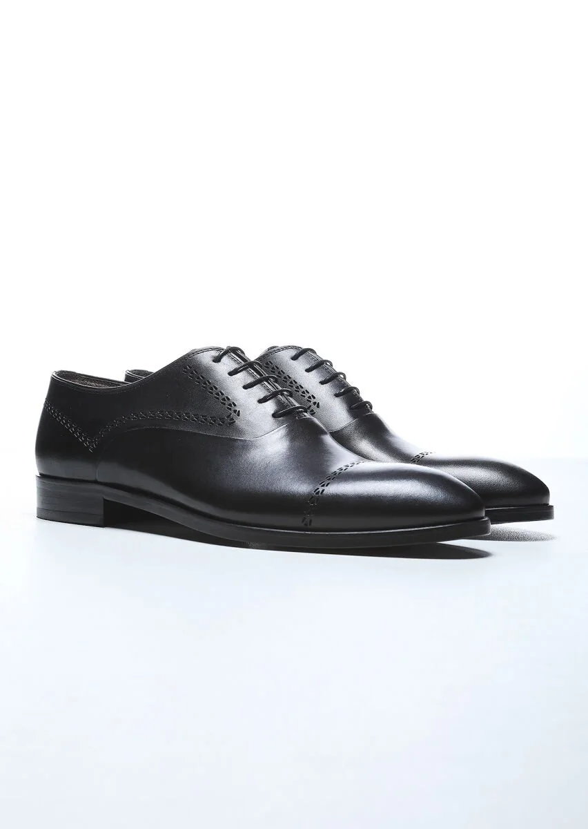 Black Leather Shoes - 2