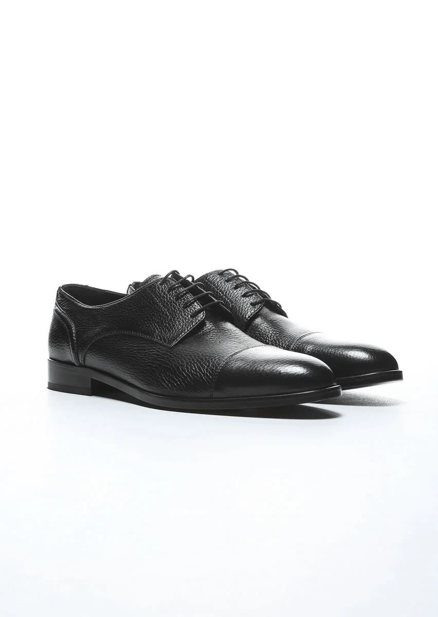 Black Leather Shoes - 2