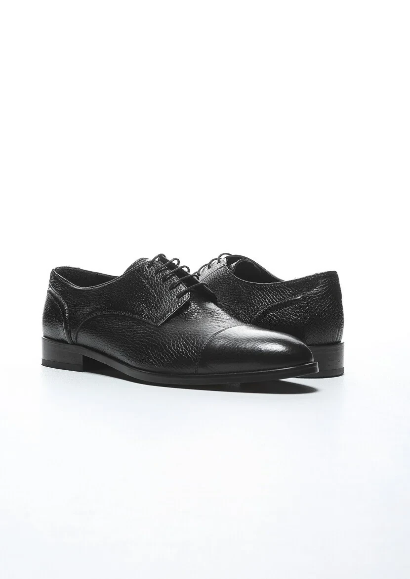 Black Leather Shoes - 3