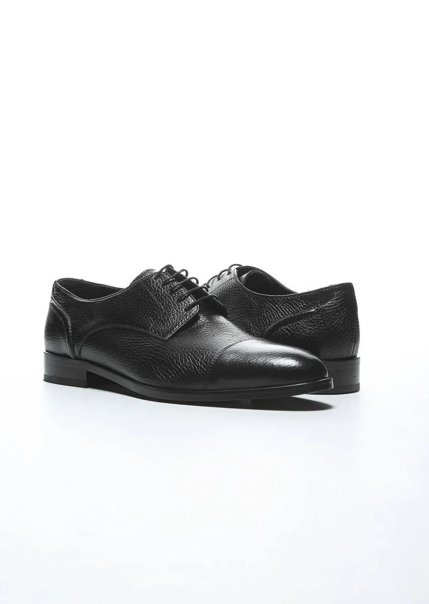Black Leather Shoes - 3