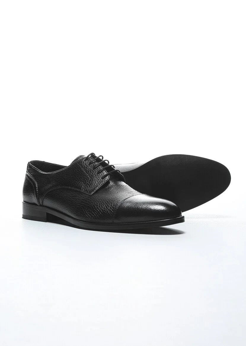 Black Leather Shoes - 4