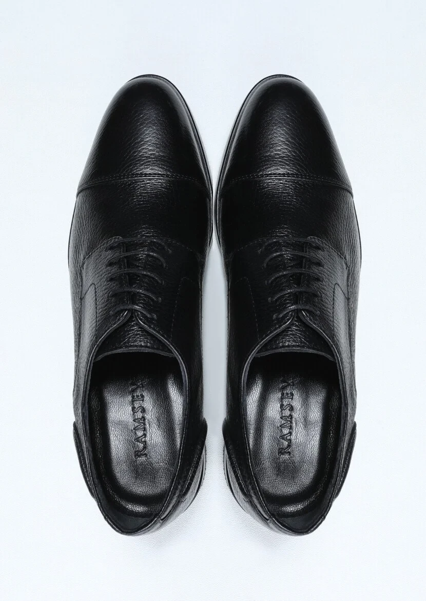 Black Leather Shoes - 5