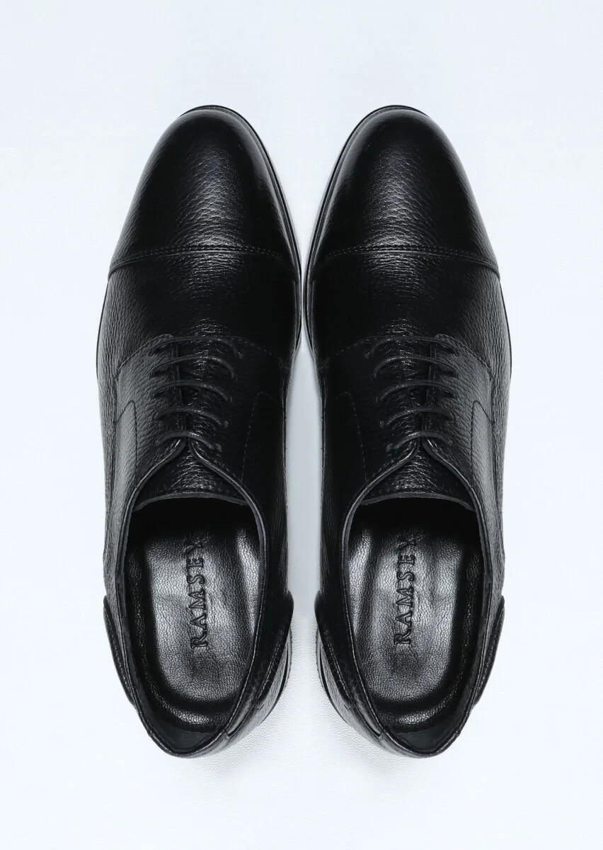 Black Leather Shoes - 5