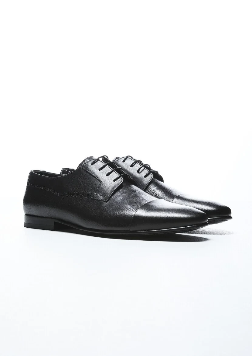 Black Leather Shoes - 2