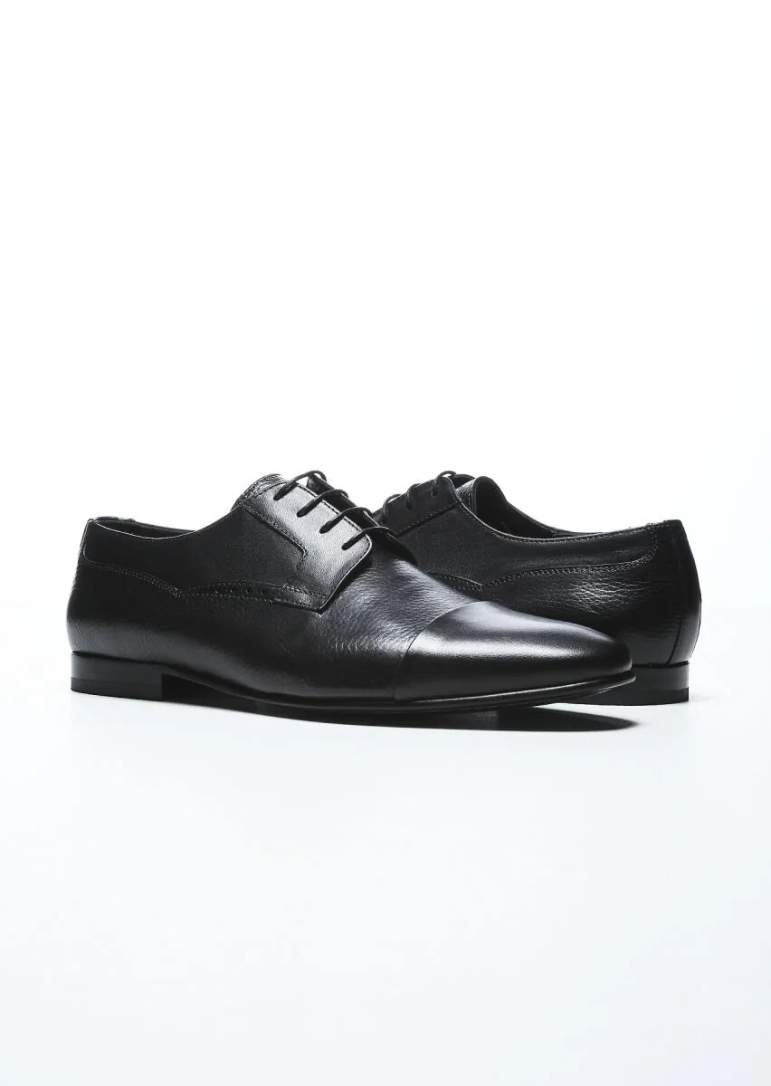 Black Leather Shoes - 3